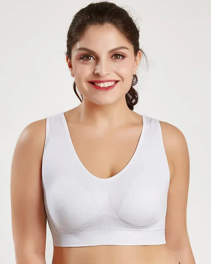 Seamless Women's Push-Up Wireless Bra with Removable Padding