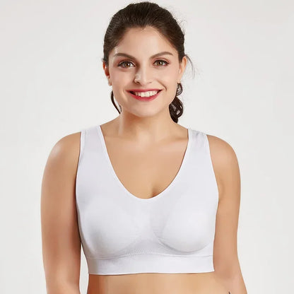 Seamless Women's Push-Up Wireless Bra with Removable Padding