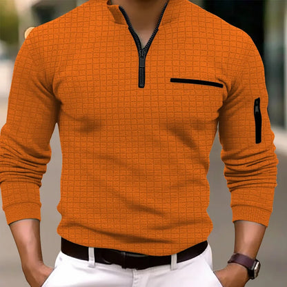 Men's Long Sleeve Jumper - Fashionable Casual Pullover