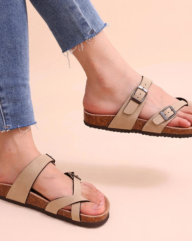 Elegant Women's Classic Suede Slippers