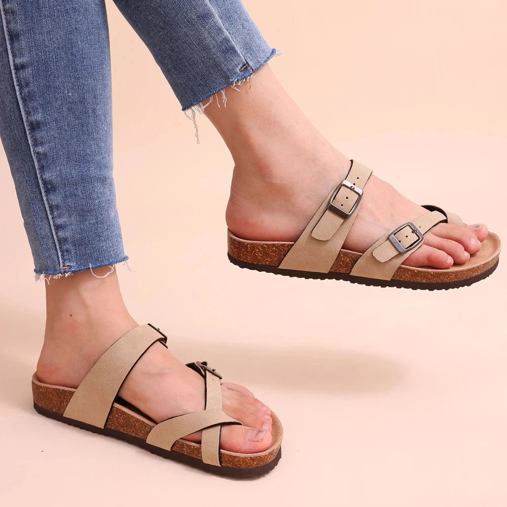 Elegant Women's Classic Suede Slippers