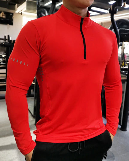 Men's Athletic Long Sleeve Compression Sweater