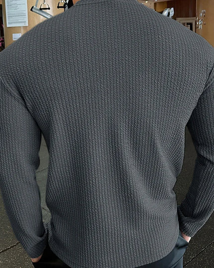 Men's Casual Oversized Long Sleeve Sweater