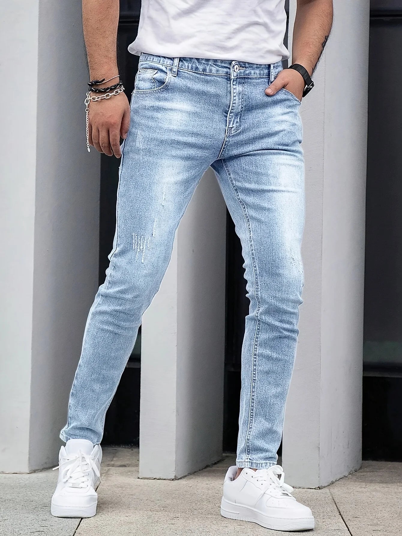 Men's Vintage Casual Stretch Denim Jeans
