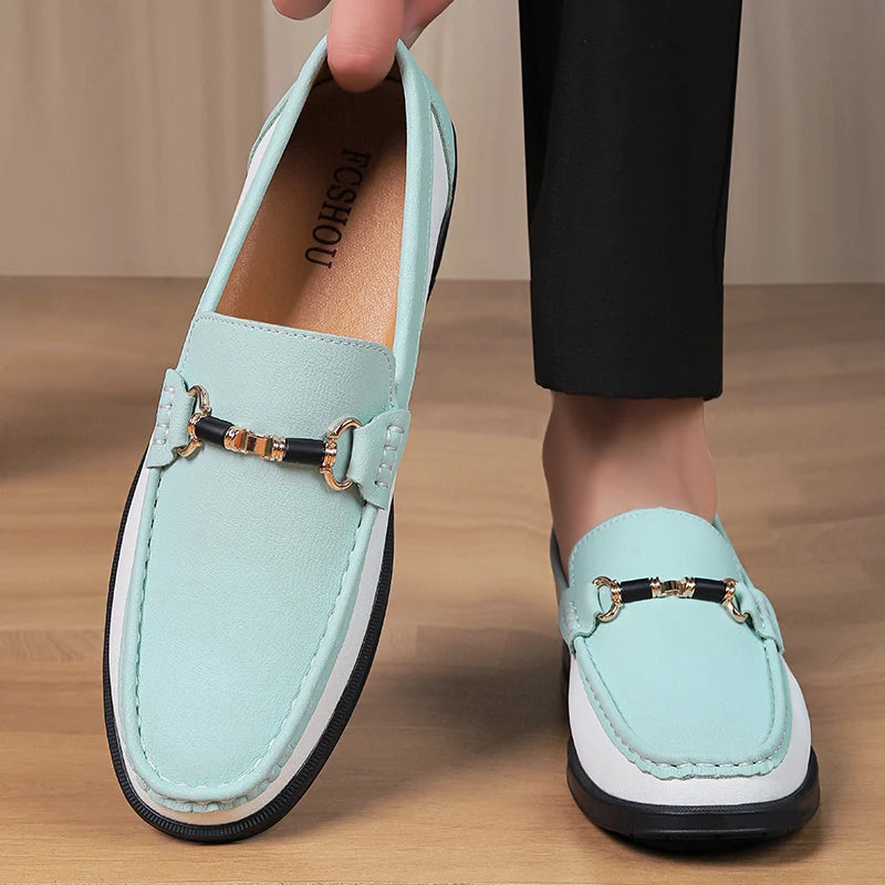 Men's   Breathable Soft Soled Casual Leather Shoes