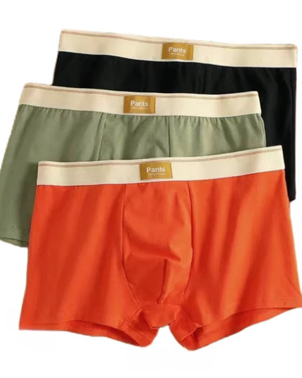 3-Pack Cotton Boxer Shorts for Men - Breathable and Comfortable Underwear