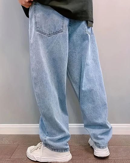 Relaxed Fit Baggy Jeans for Men