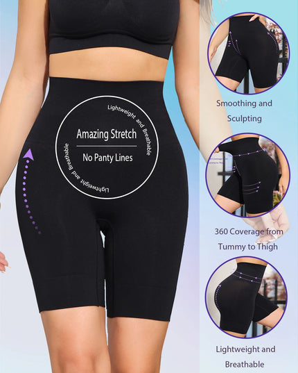 High-Waisted Women's Cotton Boxer Briefs