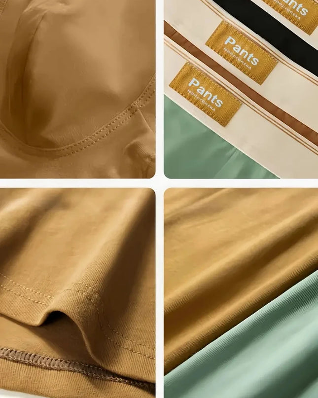 3-Pack Cotton Boxer Shorts for Men - Breathable and Comfortable Underwear