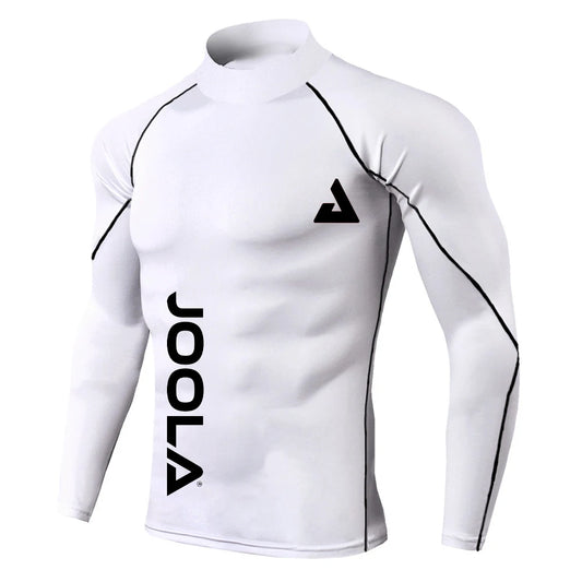JOOLA Men's High Neck Fitness Sweater - Elastic, Quick-Drying