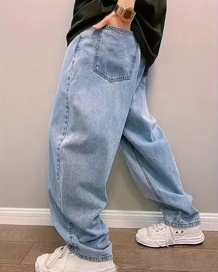 Relaxed Fit Baggy Jeans for Men