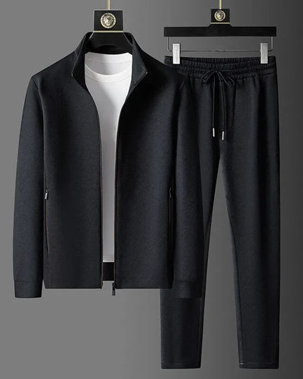 Men's Long Sleeve Jacket and Trousers - Two-Piece Set