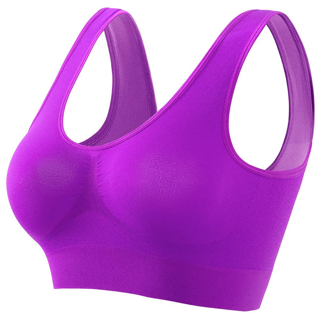 Women's Push-Up Sports  Bra - Breathable, Wire-Free, Pad Free - Various Colors