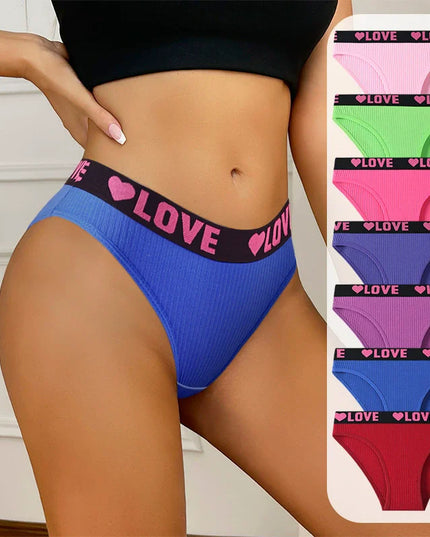 7-Pack of Women's Low-Waisted Underwear