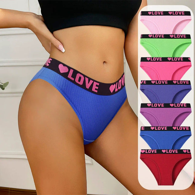 7-Pack of Women's Low-Waisted Underwear