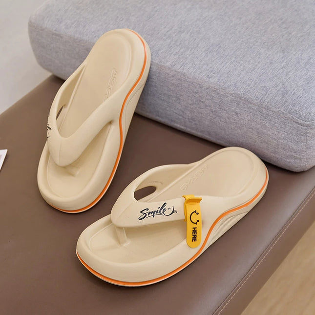 Ultra-Comfortable Non-Slip Flip Flop Slippers for Men and Women with Thick Soft Sole