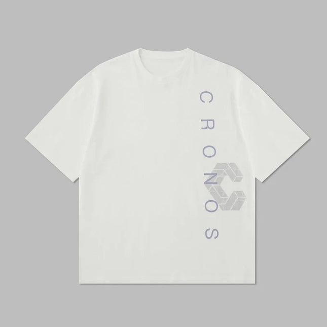 Cronos Men's Loose Fit Oversized Cotton T-Shirt