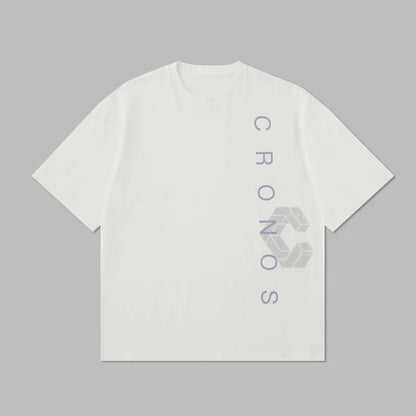 Cronos Men's Loose Fit Oversized Cotton T-Shirt