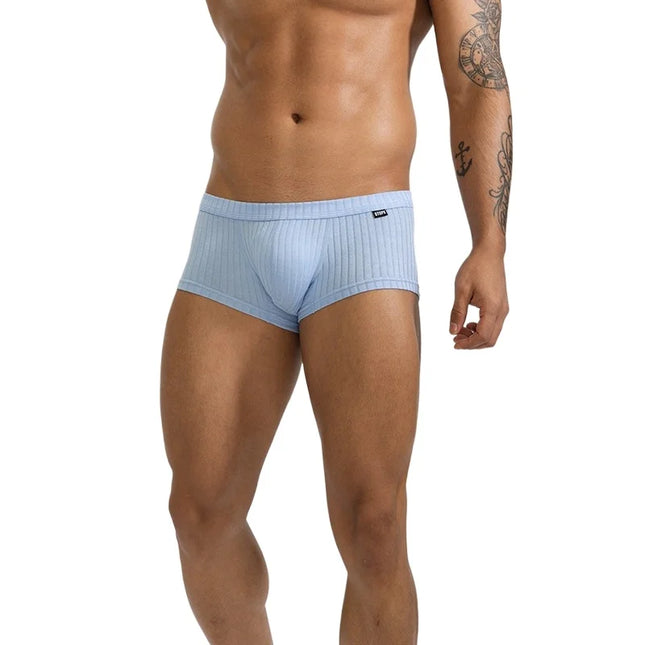 6-Pack Men's Low Rise Boxer Briefs – Breathable & Comfortable Men's Underwear Pack