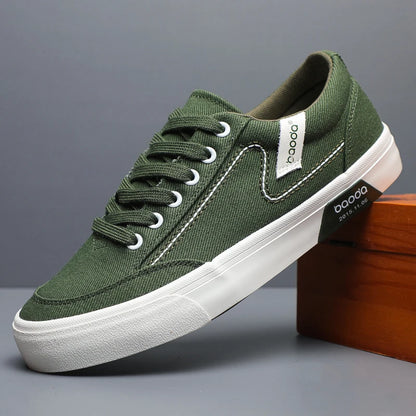Breathable Men's Canvas Sneakers - Comfortable & Stylish Casual Shoes for Men