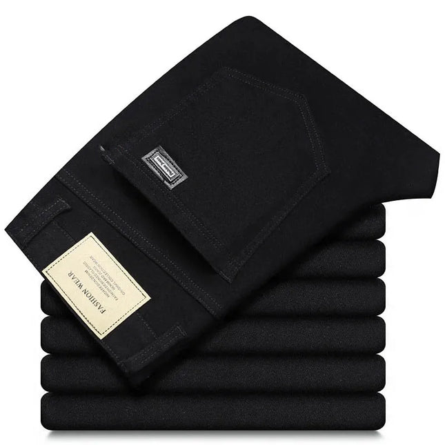 Men's Casual Stretch Straight-Leg Denim Jeans