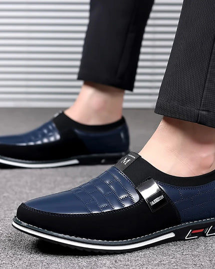 Men's Comfortable Faux Leather Slip-On Shoes