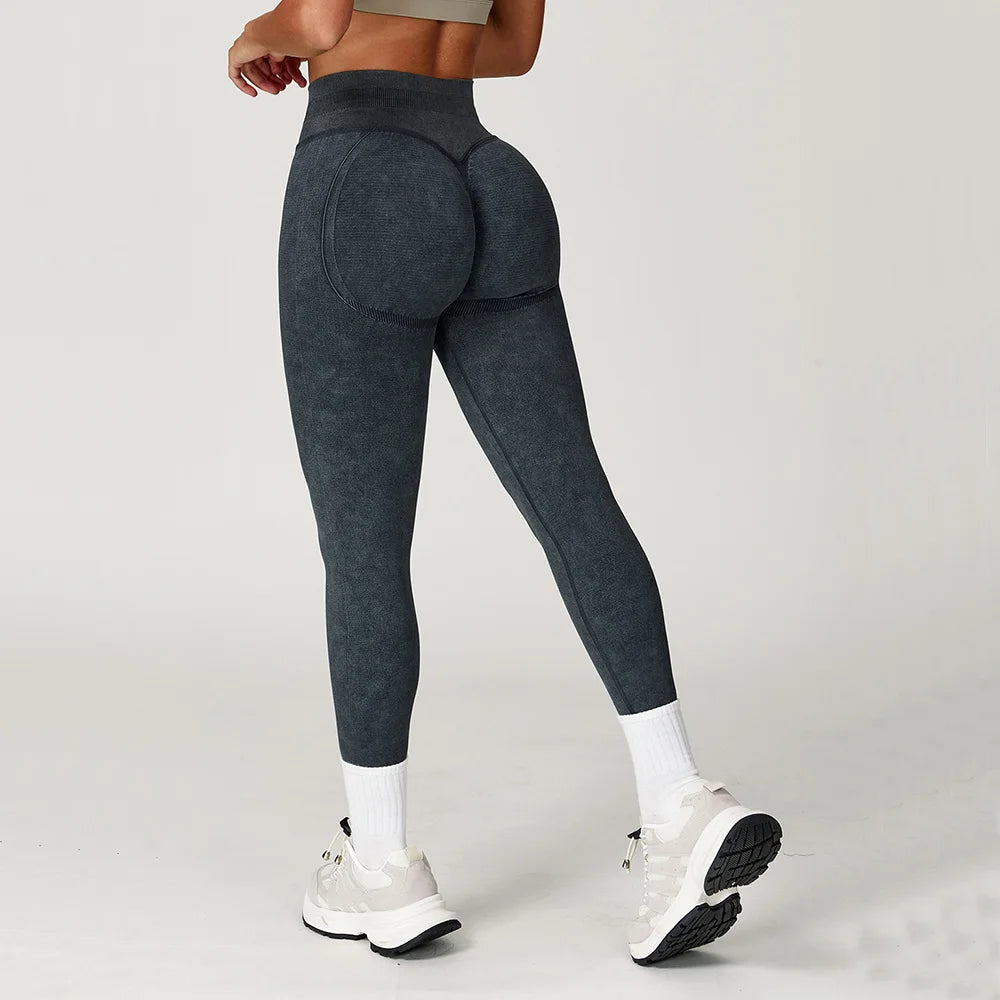 High Waist Women's Seamless Leggings - Performance Yoga and Workout Tights