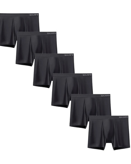 6-Pack Men's Boxer Briefs - Comfortable Trunks Shorts Underwear for Men