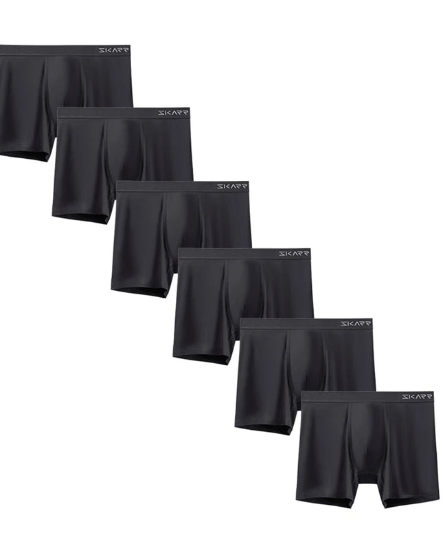 6-Pack Men's Boxer Briefs - Comfortable Trunks Shorts Underwear for Men