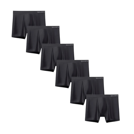 6-Pack Men's Boxer Briefs - Comfortable Trunks Shorts Underwear for Men