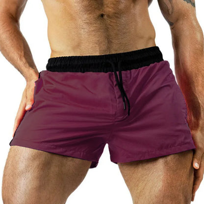 Men's Sports Shorts - Lightweight, Breathable, Quick-Drying, Three-Point Design
