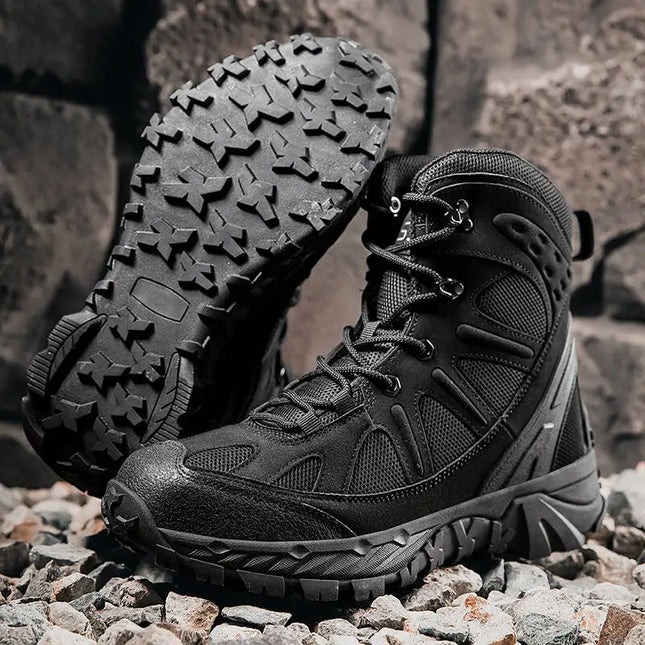 Men's Military Tactical Safety Boots – Durable Combat and Work Boots
