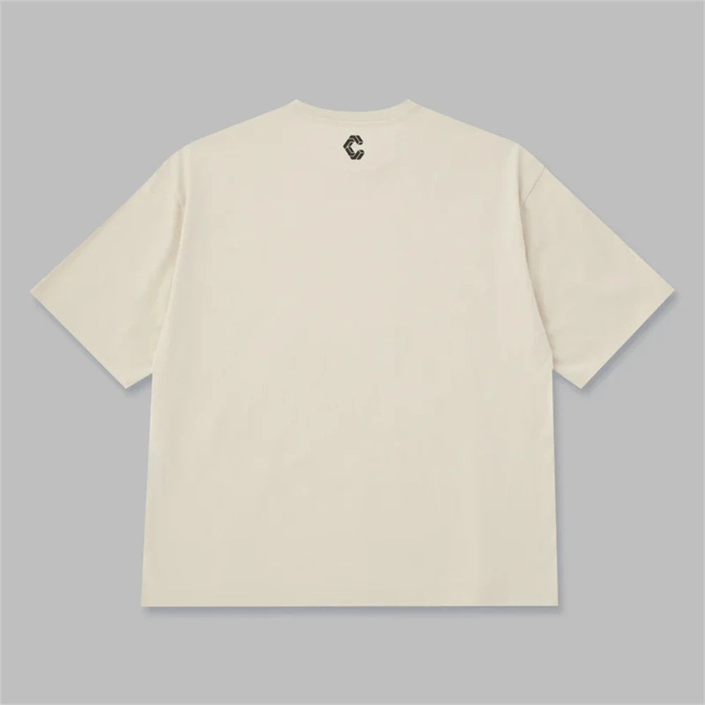 Cronos Men's Loose Fit Oversized Cotton T-Shirt