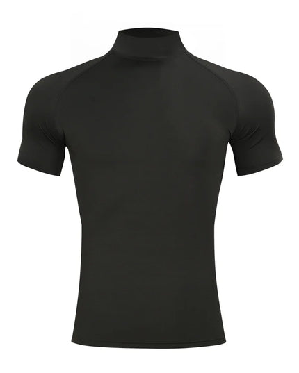 Men's Compression Turtleneck Shirt – Moisture-Wicking, Quick-Dry Fitness Base Layer