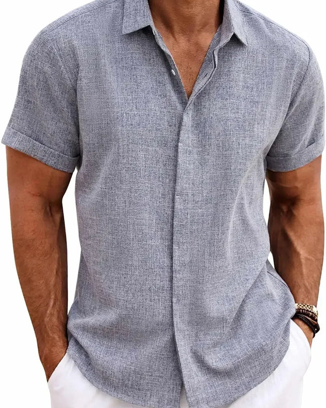 Men's Casual Button-Down Shirt