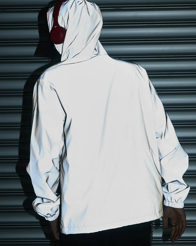 Reflective Men's Hooded Windproof Jacket