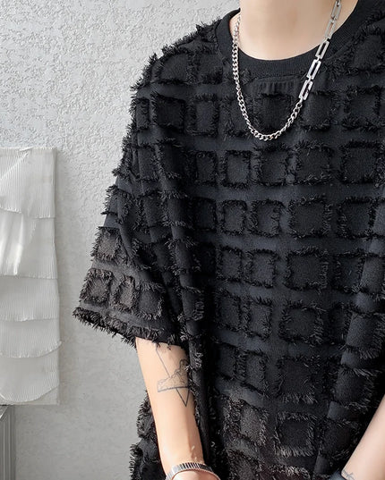Men's Korean Loose Fit Half Sleeve T-Shirt – Casual Stylish Top