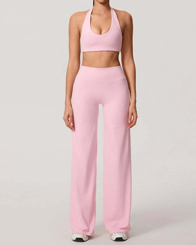 Women's Moisture-Wicking Athletic Set – Sports Bra and Pants Combo
