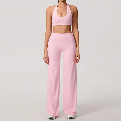 Women's Moisture-Wicking Athletic Set – Sports Bra and Pants Combo