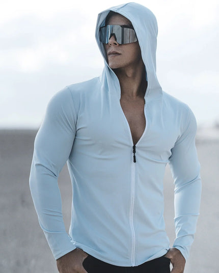 Men's Fitness Sports Jacket with Zipper