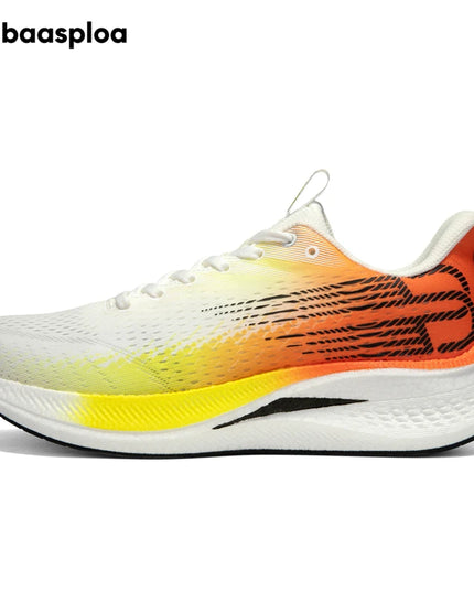 Baasploa Men's Running Shoes - Lightweight Mesh Sneakers with Carbon Plate for Enhanced Performance