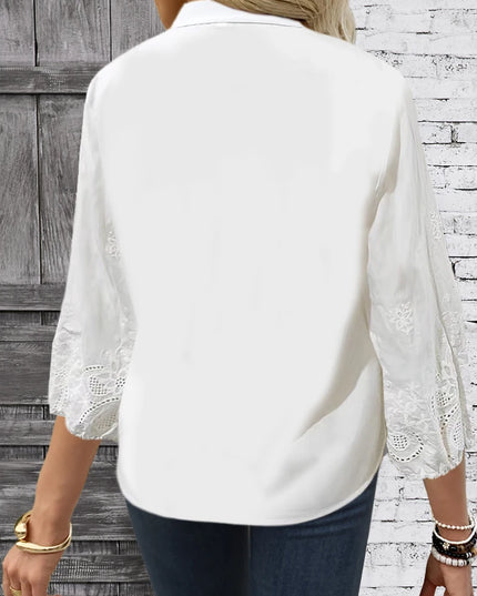Casual Loose Woman Blouse - Elegant Fashionable Women's Shirt for Everyday Wear