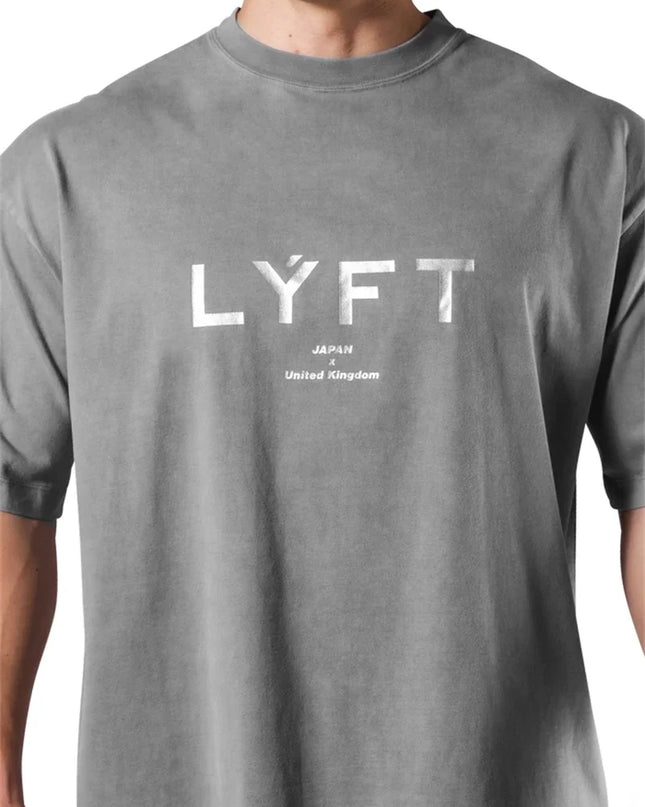 Lyft Washed Classic Cotton Men's Oversized T-Shirt