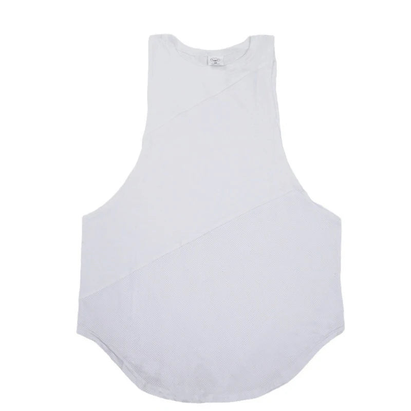 Men's Gym Tank Tops - Fitness Workout Stringer Shirts - Loose Fit Athletic Sleeveless Tank