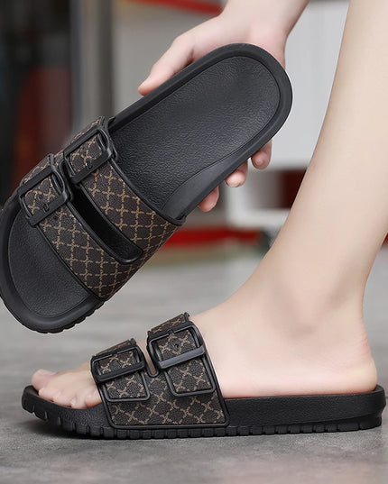 Men's Comfort Slippers & Non-Slip Slide Sandals – Casual Indoor & Outdoor Footwear