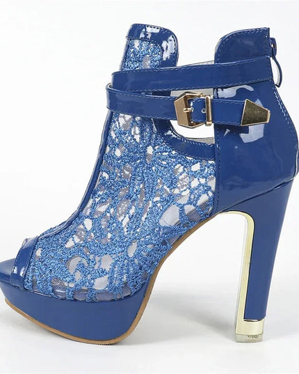 Women's Mesh Stiletto High Heels