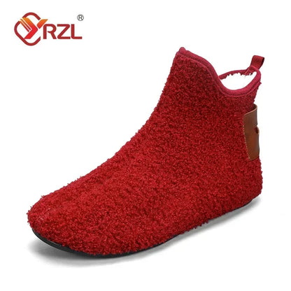 Men's Cotton High Top Shoes - Warm, Lightweight Slip-On Sneakers for Men
