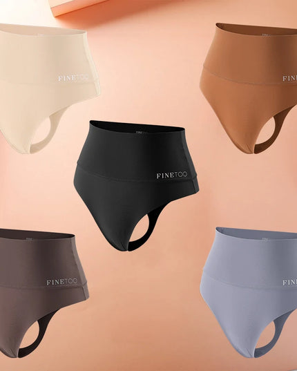 5-Piece Women's High Waist Seamless Body Shaper Panties