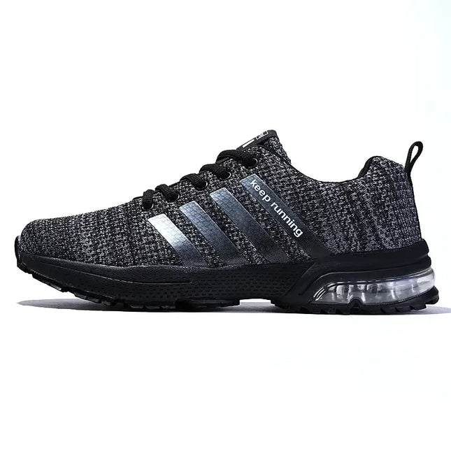Men's Breathable Shock Absorbing Running Sneakers - Lightweight Athletic Shoes