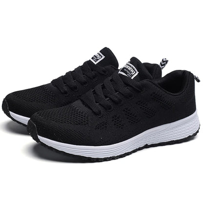 Womens Lightweight  Athletic Sneakers - Breathable Material-Various Colors
